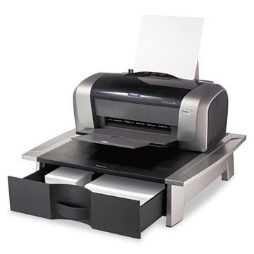 Fellowes® Office Suites Printer-machine Stand, 21.25 X 18.06 X 5.25, Black-silver freeshipping - TVN Wholesale